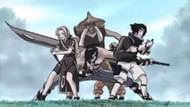 Team Seven vs Zabuza (Image via Pierrot Studios)